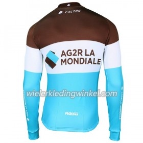 Wielershirt 2018 AG2R La Mondiale N002 Lange Mouw